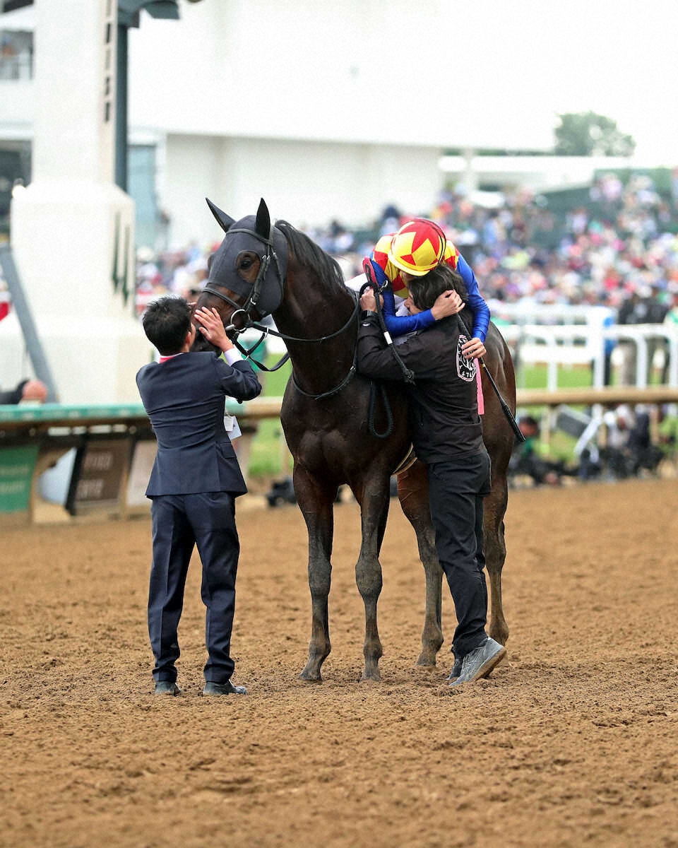 winkeiba_dm's tweet photo. チャーチルダウンズSを制したテーオーエルビス、KYダービー8着ワンダーディーンが米国から帰国|WIN!競馬 https://t.co/eMVDPnz0zd https://t.co/fNCfowknef
