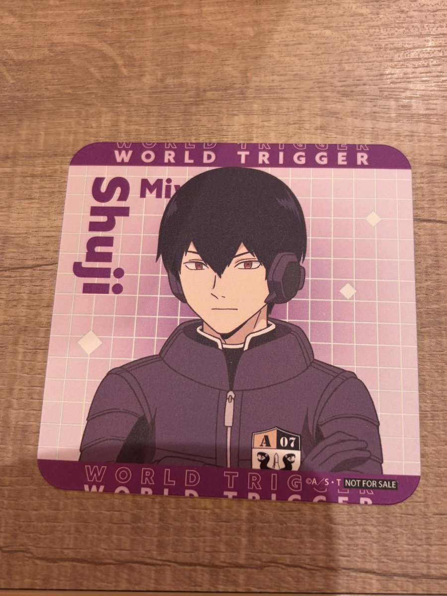 ota_katsu630's tweet photo. 【交換】
ワールドトリガー フェスティバル2026 ワフェス ワートリ THEキャラカフェ

【譲】三輪

【求】空閑or烏丸

後日都内手渡し＞郵送

検索からでもお気軽にお声がけください🙇🏻‍♀️ https://t.co/Lzo6q9gpOA