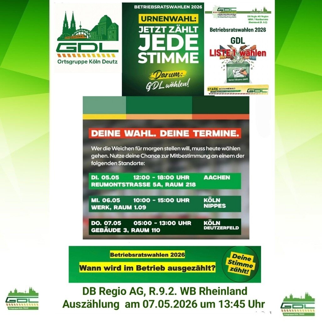 GDL Köln Deutz tweet media