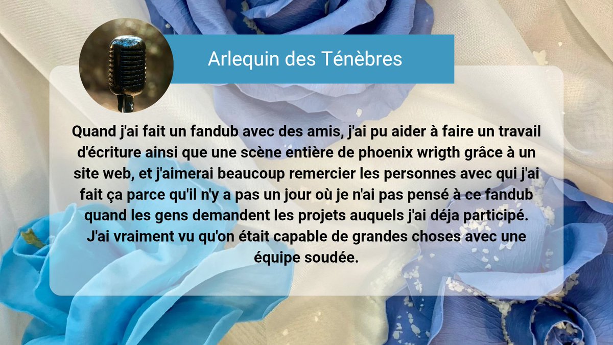 La créativité, c'est important dans notre communauté 🎙️🪽