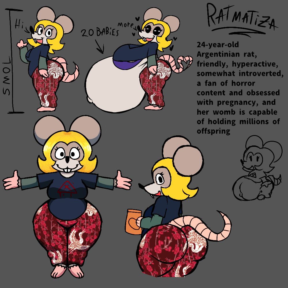RMatizaXd's tweet photo. A bit late to start #Mayternity, but better late than never!

So I decided to redesign my character and this is the result :3 https://t.co/L5nQg40DPZ