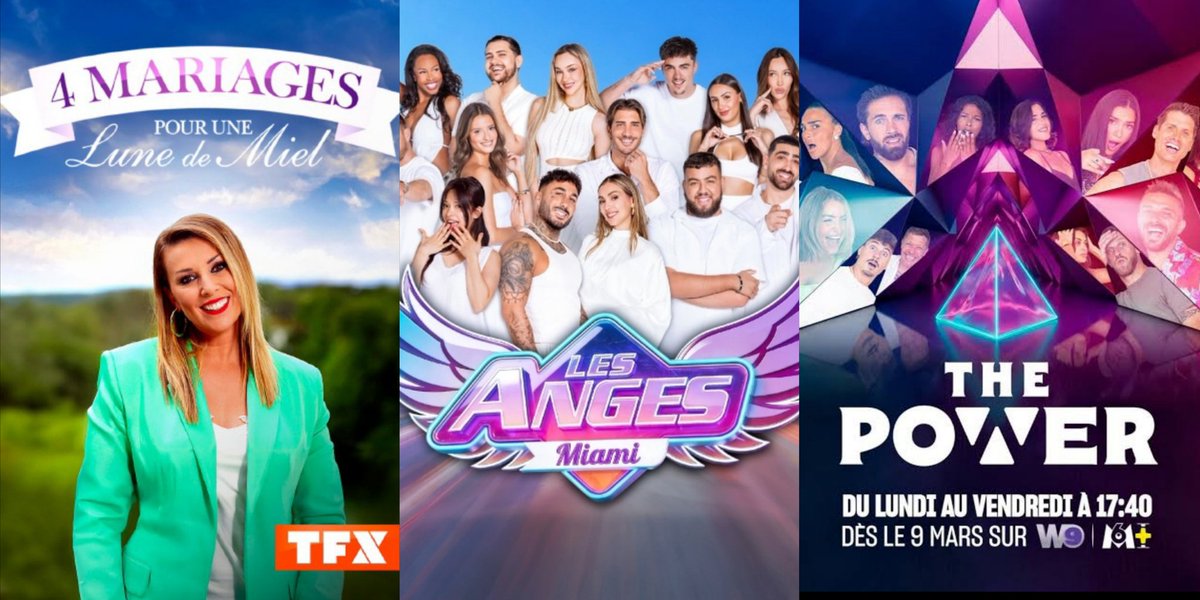 #FamillesNombreuses #TVRealite #4MPULDM 
📶 LE RECAP DES AUDIENCES DES TÉLÉ-RÉALITÉS

😇 L'épisode de #LesAnges a rassemblé 165.000 téléspectateurs soit 0,9%Pda sur #TFX entre 20h et 20h58 ! (2,4% des FRDA-50 ans)

🔺️La téléréalité #ThePower a rassemblé 191.000 téléspectateurs