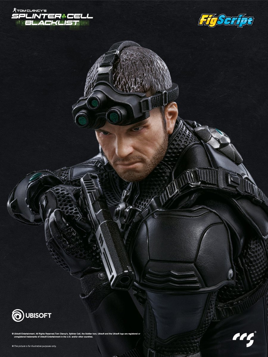 CCS_Site's tweet photo. This action figure features Sam Fisher, the iconic protagonist from @Ubisoft 's classic action game Splinter Cell:Blacklist. It comes with a variety of accessories and can reproduce all kinds of classic actions from the game. Pre-order now to relive the classic joy of this game! https://t.co/ntUMUTlIKo
