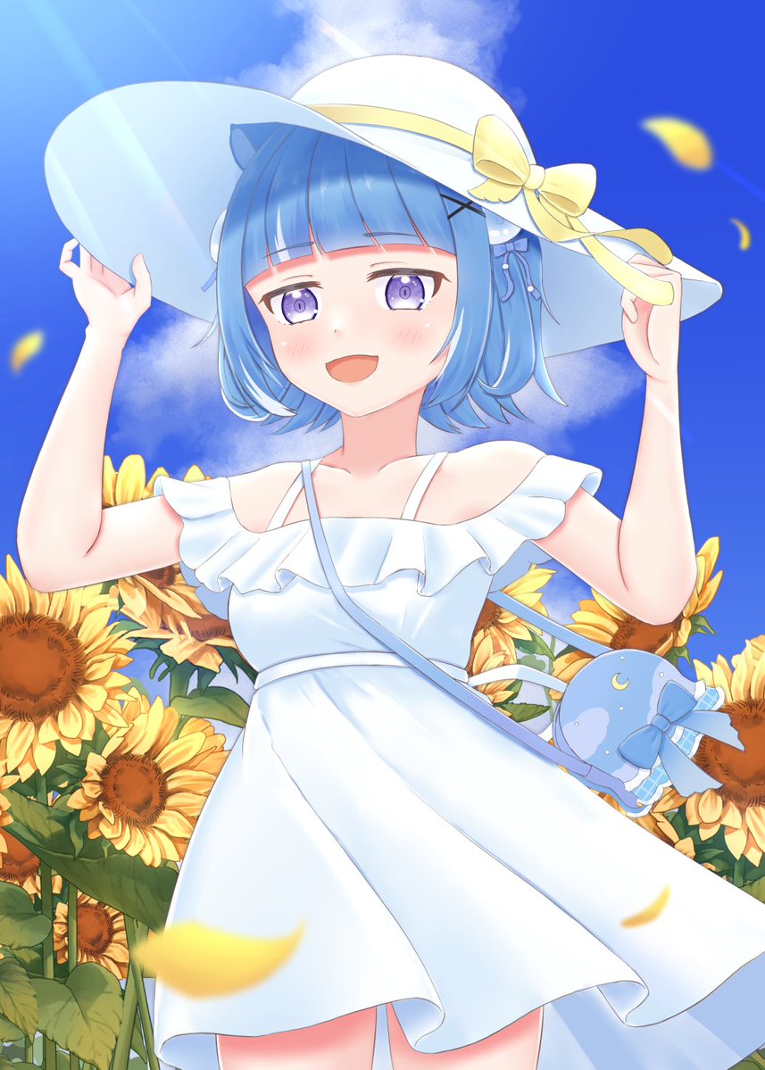 #GWはフォロワーさんが増えるらしい
海月雲ろあちゃん描いてます！