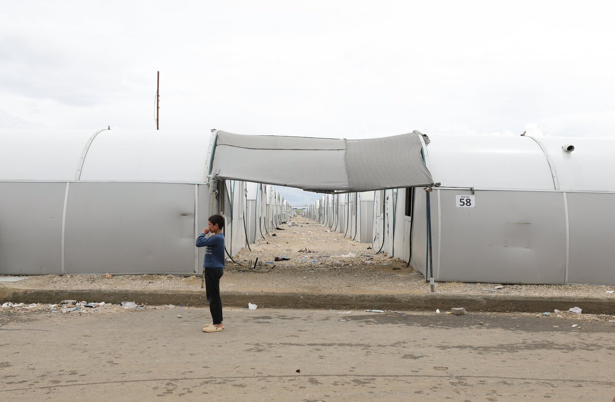 UNinSyria's tweet photo. "In Ak-Burhan Camp, I met women who have lived through repeated displacement, including time in Al-Hol.

They spoke about dignity, family and their hope to return home and connect with their communities."

The RCHC @NathalieFustier during her visit to the camp in Northern Aleppo. https://t.co/patmtMD3a2
