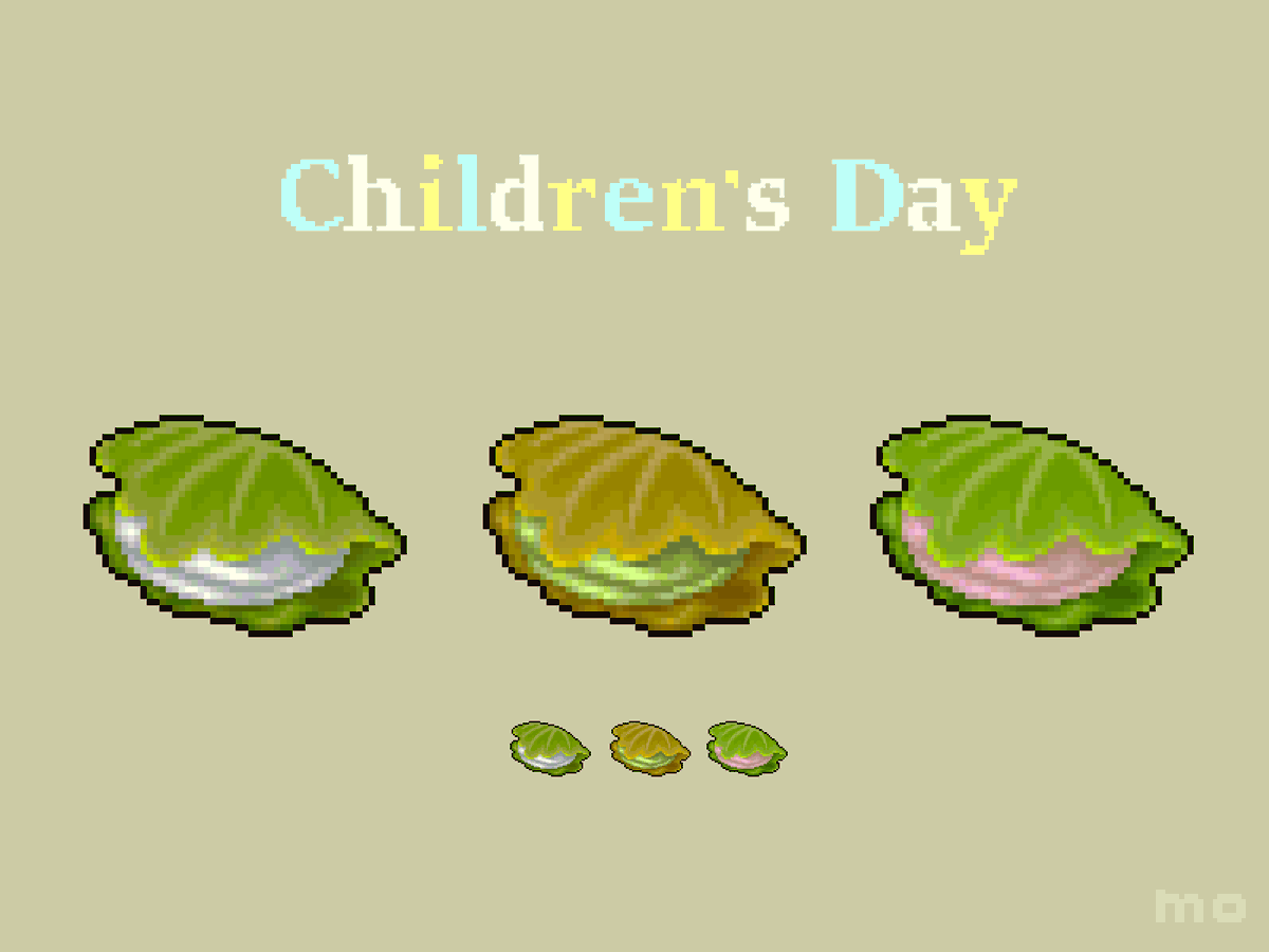 こどもの日🎏

かしわもちトリオ🫠🫠🫠

#pixelart ＃ドット絵