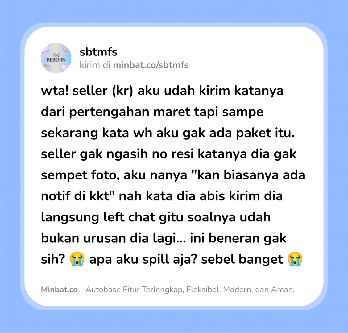 sbt reborn | kirim menfess cek bio tweet media