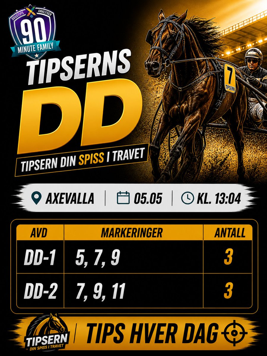 #DD #Axevalla #Tipsern #90MinuteFamily