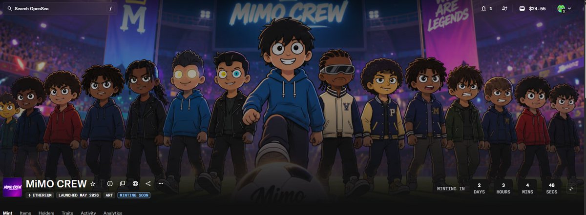 harumbyarum04's tweet image. 🔥 MiMO CREW looks super clean!
Love the art, the energy, and the community vibes ⚽💙
Excited to be part of this journey with @MimoCrewNFT 🚀
This one feels special 👀

#MiMOCREW #NFT #Web3