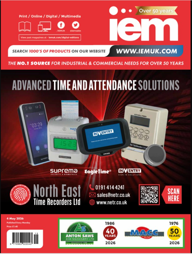 IEMsales's tweet photo. 🚨 This week’s issue of IEM UK is now online!

📖 Read the digital edition here: Read Online https://t.co/GMm4avLHF6

#IEMUK #IndustrialNews #Engineering #Manufacturing #TimeAttendance #IndustrialSolutions #racking #shelving #construction #steel #auctions https://t.co/NMxIrgWgZS