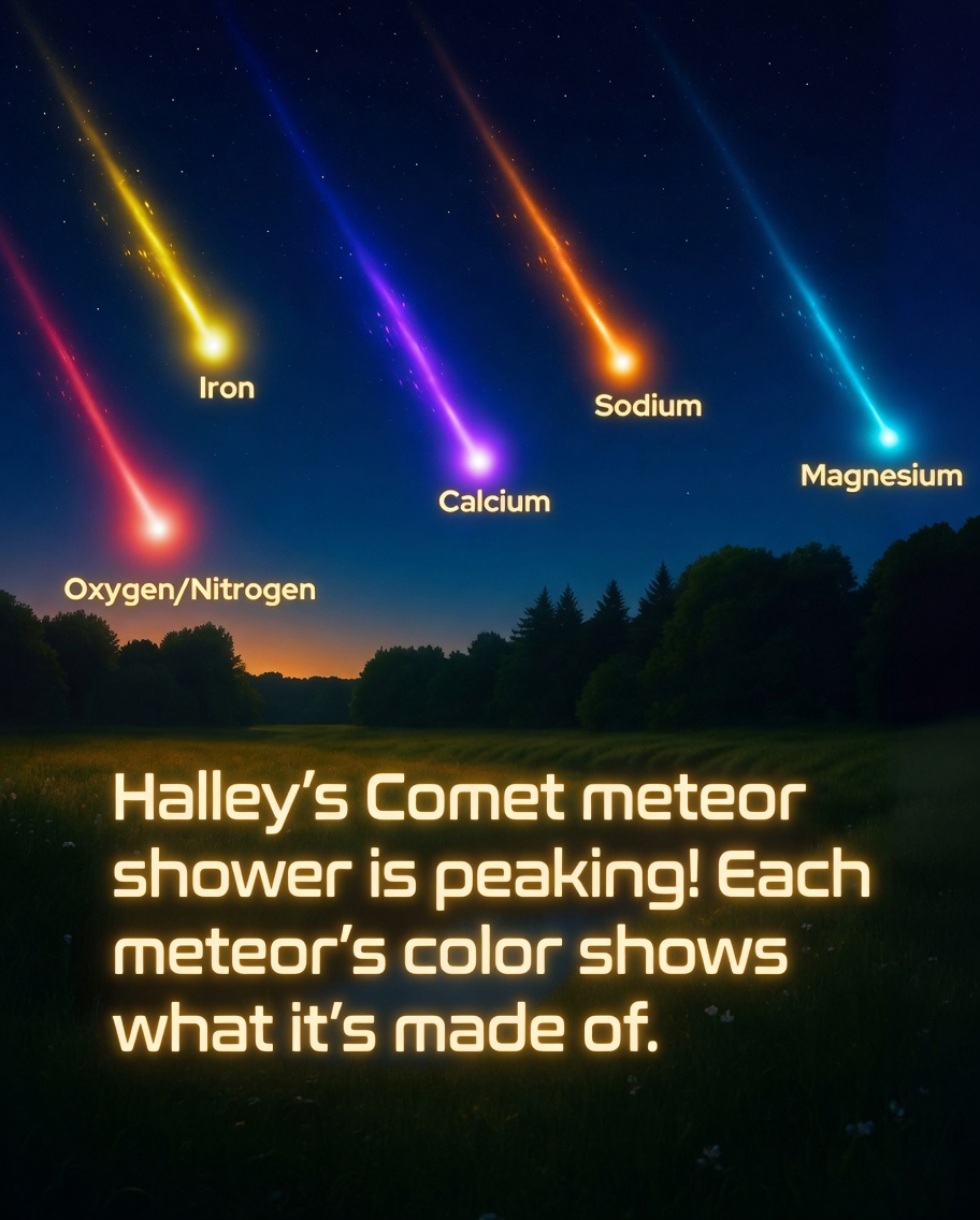 Rainmaker1973's tweet photo. Earth is currently passing through the dusty trail left by Halley’s Comet, sending tiny particles, most no larger than grains of sand, hurtling into our atmosphere at speeds exceeding 90,000 miles per hour (145,000 km/h).

These high-speed collisions produce the annual Eta Aquarid meteor shower, one of the fastest and most impressive displays of the year. As the particles vaporize, they create brilliant, long-lasting streaks of light that can persist for several seconds or even minutes.

The shower reaches its peak tonight, May 5, into the early morning hours of May 6. Observers in the Southern Hemisphere may see up to 50 meteors per hour under ideal conditions, while those in the Northern Hemisphere can expect around 10 per hour. Even at lower rates, the meteors here tend to be exceptionally fast and bright.

This year, a nearly full Moon (about 84% illuminated) will brighten the sky and hide many fainter meteors. To improve your chances, find a dark viewing spot away from city lights and position yourself so the Moon is blocked by a building or hill.

No equipment is required. Simply face east before dawn, relax, and enjoy nature’s celestial fireworks.