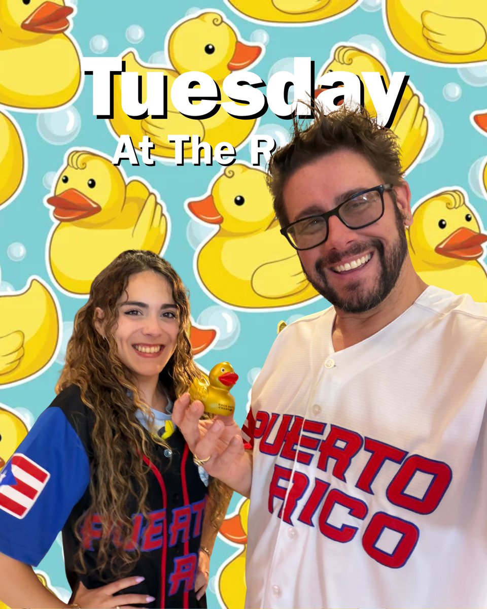 RyanStinerMagic's tweet photo. What the duck? Yani and I help each other understand the slang from our generations while promoting the return of our weekly Duck Race Tournament at the resort. https://t.co/O4Nwmo7M8E