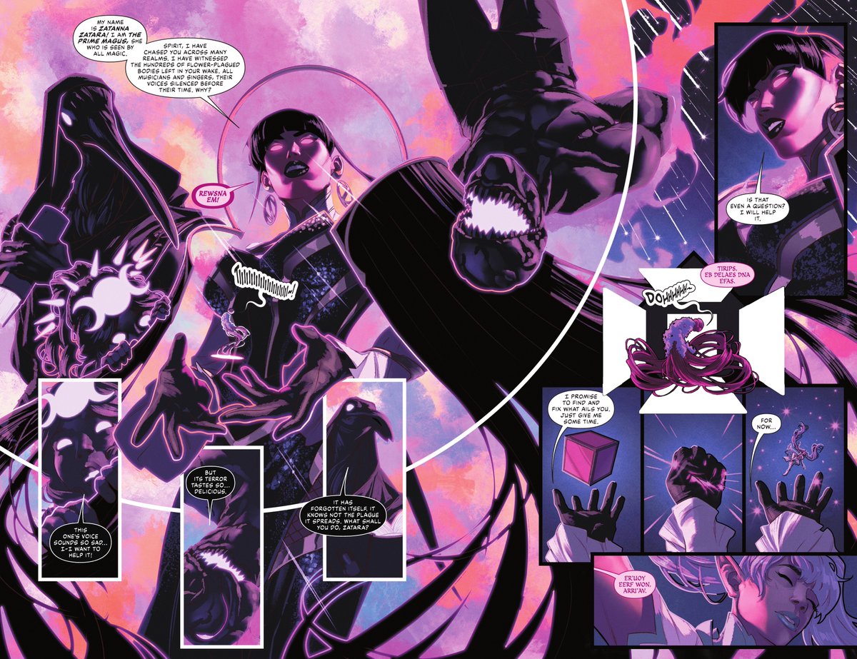 0Capsule's tweet image. Looks like Zatanna is now the Sorcerer Supreme for the Dc universe. This first issue of this series has captured my full attention. 
#Zatanna #dccomics #Comics