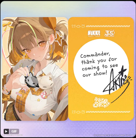 RigbyLancer95's tweet photo. @NIKKE_en I bet you guys knew Anis would be our favourite. 💛 https://t.co/WgV1k28PaX