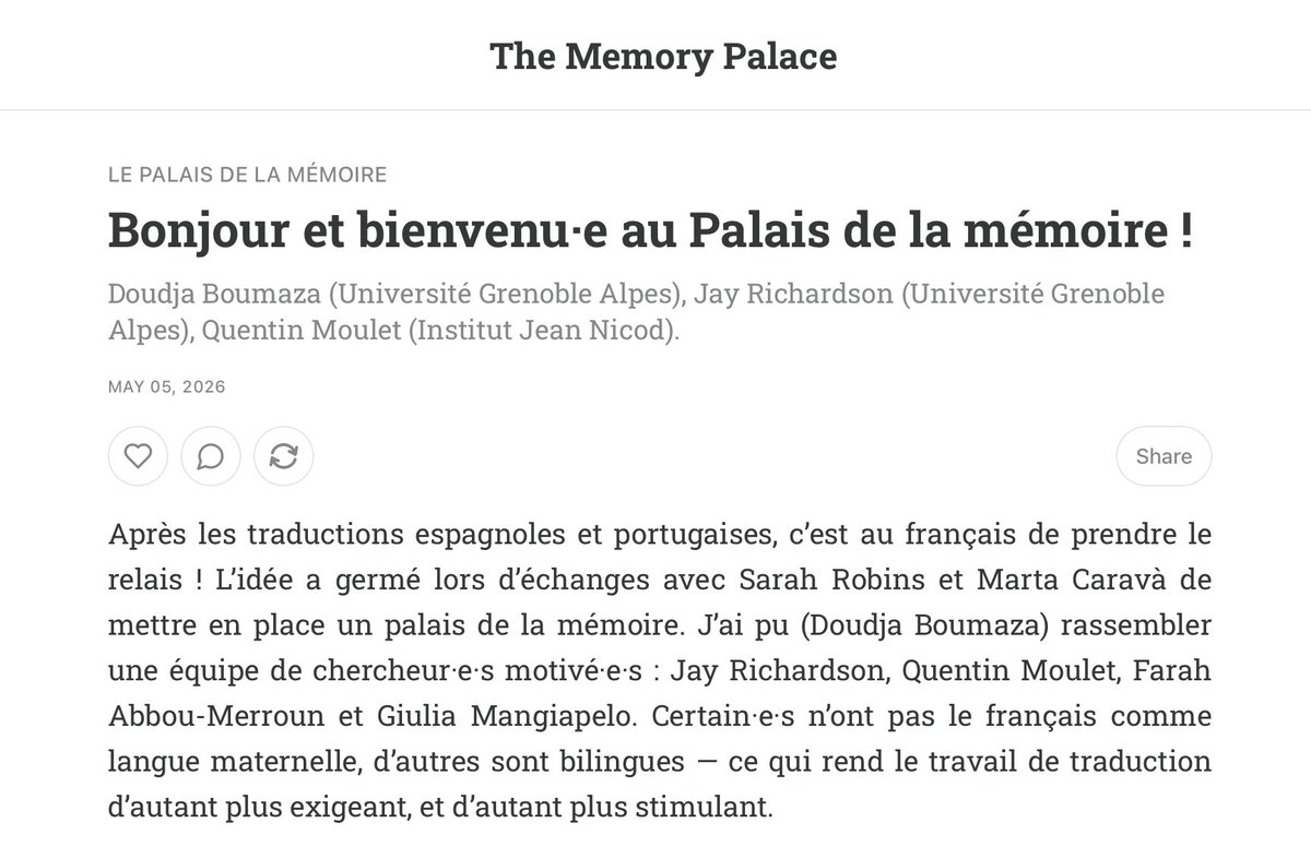 memovocab_fr's tweet photo. [Web] L'excellent site The Memory Palace disponible en français. 

https://t.co/dygSPooGbu https://t.co/tyTgPVOZdB