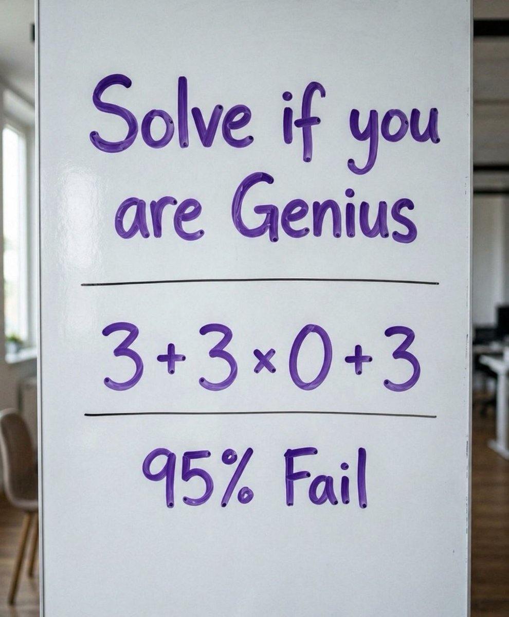 Evaa_here11's tweet image. Cool minds solve faster.

Only geniuses!