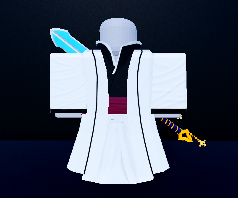 Rikzesty's tweet photo. Aizen's Clothes With a Silver/Gold Greatsword for a Comm
#RobloxDev #Roblox #Developer #Gamedev #Modeller https://t.co/Q5H5BNnM5y