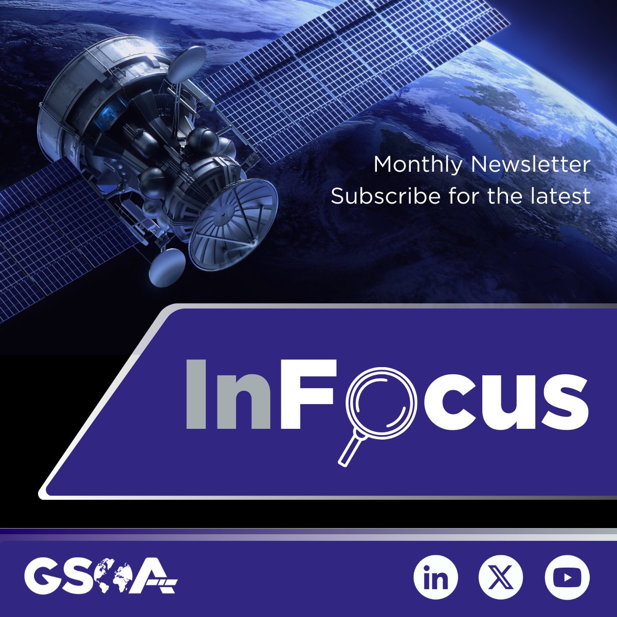 GSOA_SAT's tweet photo. 📢@GSOA_SAT in Focus – new newsletter out 👇👉 https://t.co/RGz9uZFwLN 
🛰️#SIF26 announced (GSOA x Novaspace) 🎟️ 50% member discount 👉 https://t.co/moK8mMyJZq 
🎥 Nick Shave, MD @Astroscale_UK on in-orbit sustainability 
🌏policy updates 📚training &amp; news 
#satellite4life #space https://t.co/wsJwMBRxvt
