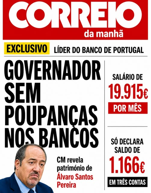 Jeffers78017291's tweet photo. Num país onde milhares lutam para chegar ao fim do mês, há quem receba salários milionários… e mesmo assim declare praticamente nada nos bancos.
19.915€ por mês
Apenas 1.166€ declarados em contas
Isto levanta uma pergunta simples:
Como é que isto é possível? https://t.co/z0mO5bXyus