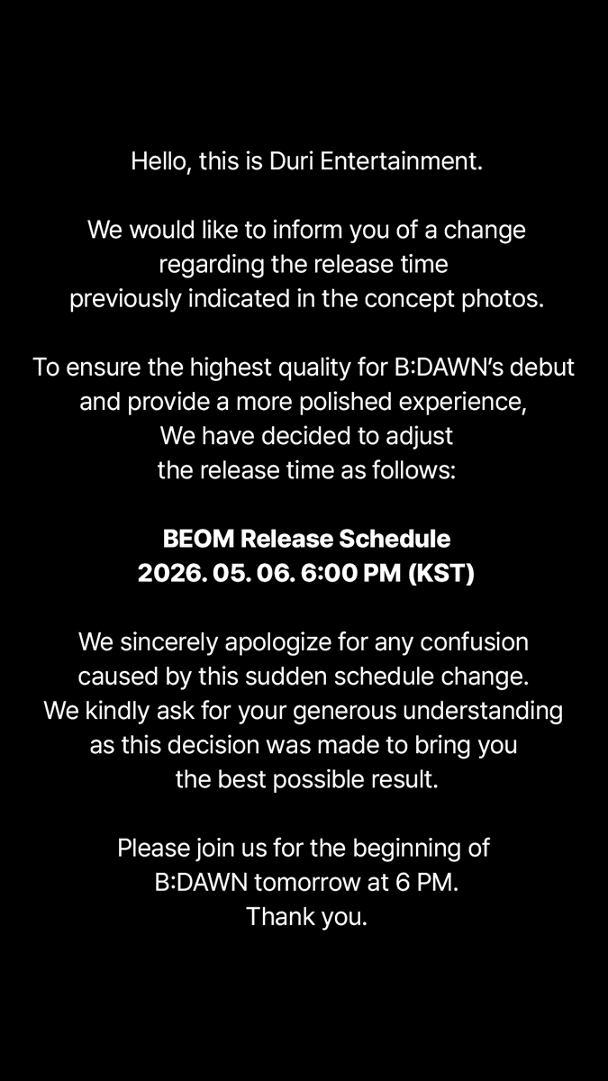 B:DAWN tweet media