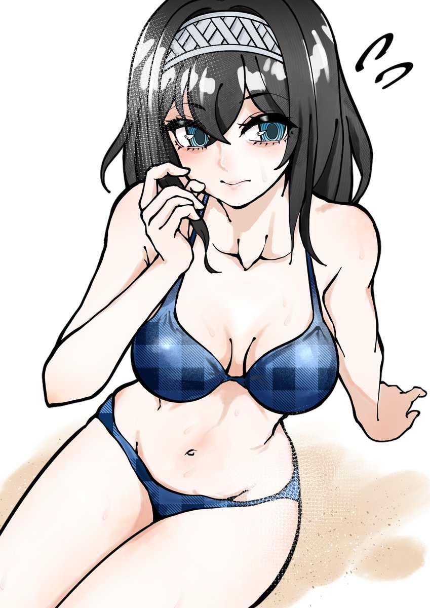 リクエストの鷺沢文香さん描きました👙🙏✨✨