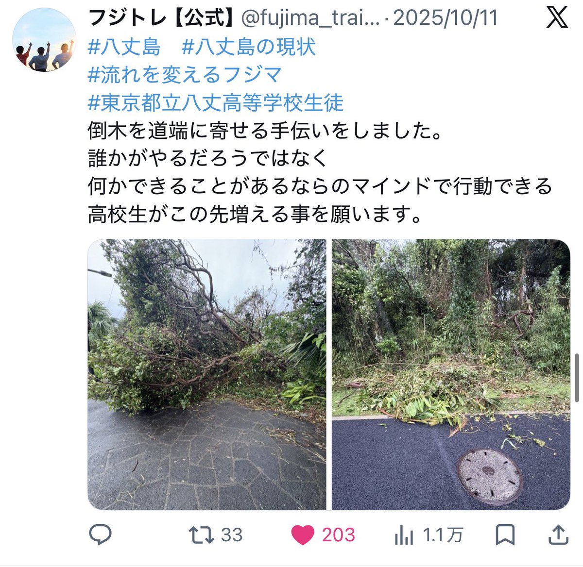 fujima_training's tweet photo. #八丈島 #八丈島の現状
#八丈高等学校
#八丈島に自然を残す集団
5/4 ＠フジマ
この日までに拾ってきたゴミの分別作業をしました。6/29で活動を始めて1年が経ちます
一番の思い出は台風の過ぎ去った後連絡も取れない状況で相方から一本の電話がかかってきてゴミ袋と雨具を備えて島を回ったことです。 https://t.co/q9GL9pVN42