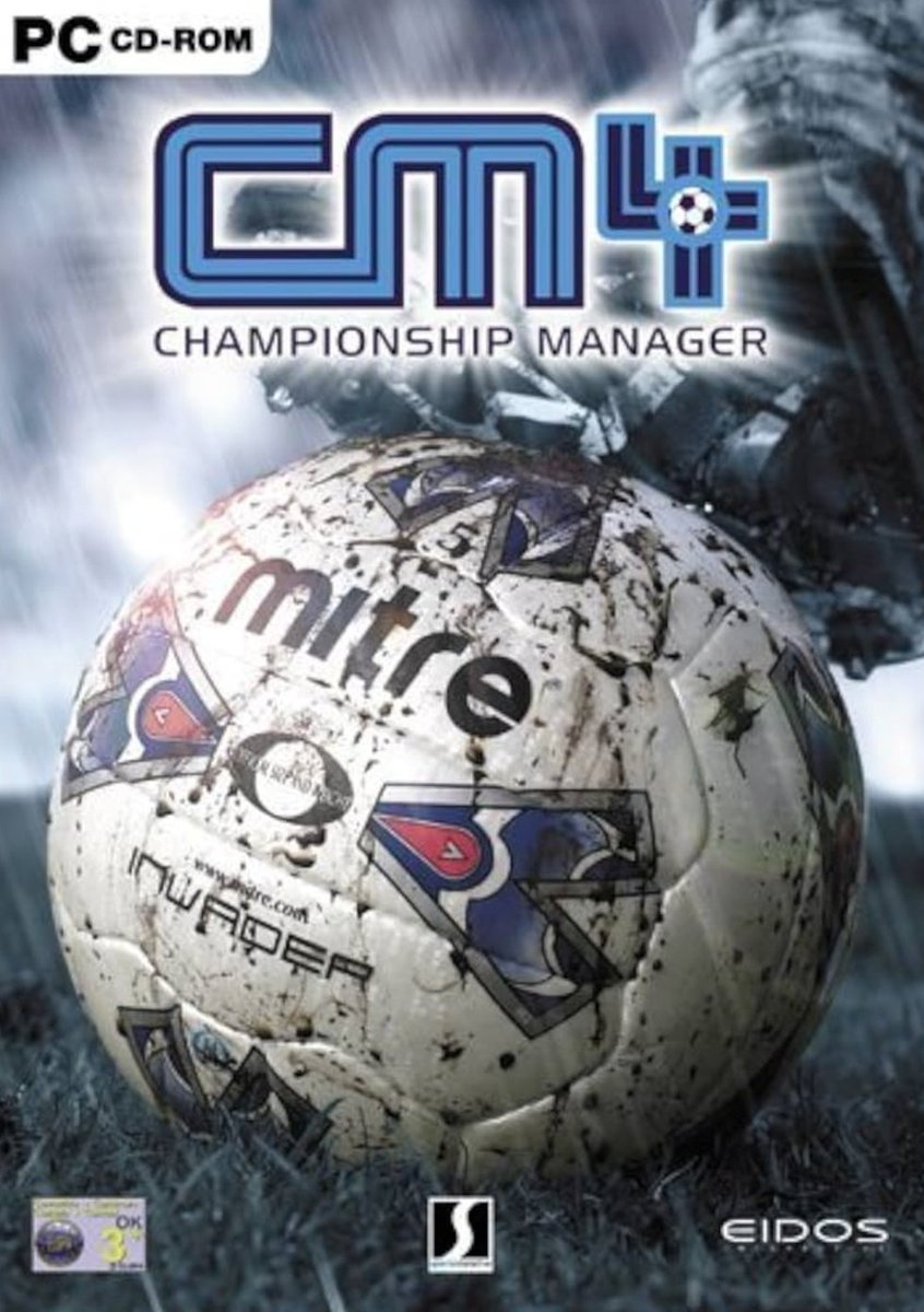 footballmemorys's tweet photo. Championship Manager 4
#PC #FootyGames #SportsInteractive #Eidos #Managers https://t.co/idI0UvIYCV