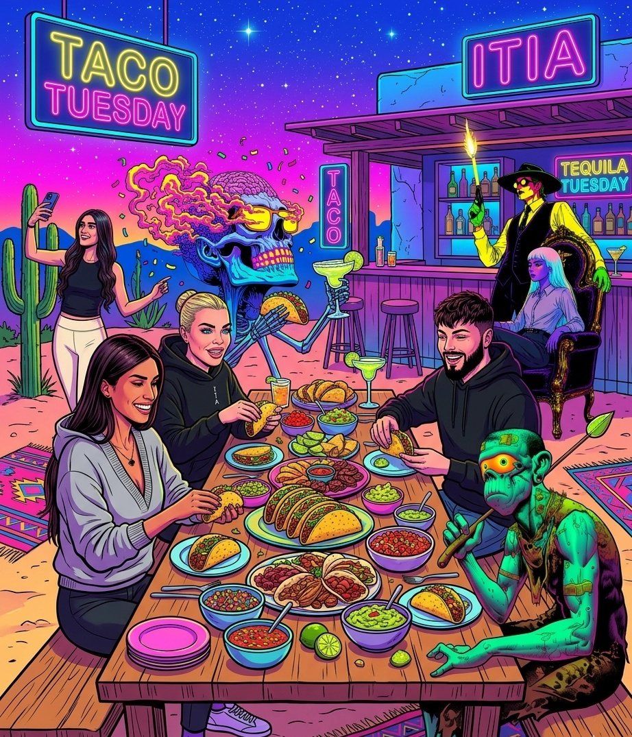 Pro_ITIA's tweet image. Good Morning 🌮

Starting the day with some Taco Tuesday vibes where creativity meets flavor.
Stay inspired, stay hungry for art.

#GoodMorning #TacoTuesday