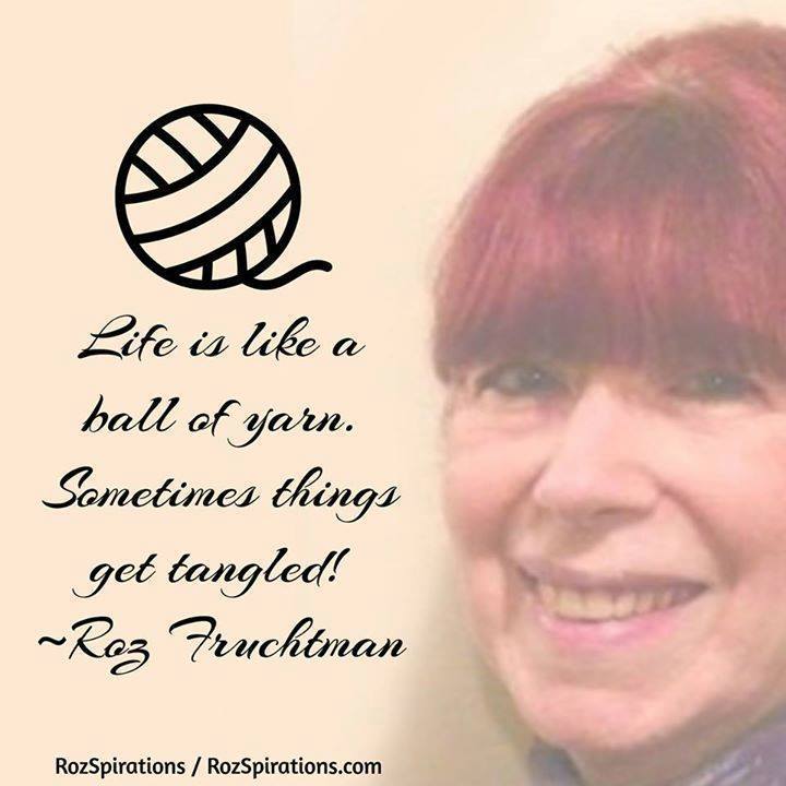RozSpirations's tweet image. Life is like a ball of yarn. Sometimes things get tangled! ~Roz Fruchtman

#RozSpirations #Kindness #Encouragement #Positivity #Inspiration #SelfCare #Quotes