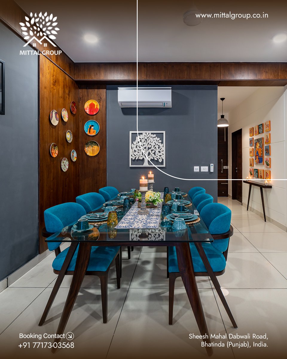 mittalgroupind's tweet image. Where style meets comfort—dine in a space designed for everyday elegance ✨ Turn every meal into a beautiful experience at your dream home.

📞 +91 77173-03568
🌐 mittalgroup.co.in

#LuxuryLiving #ModernHomes #InteriorDesign #DreamHomeIndia #DiningGoals #HomeInspo