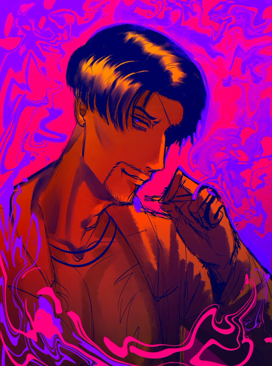 Kyevus's tweet photo. majima sketch 🚬 
#龍が如く https://t.co/TcNFIZBazB