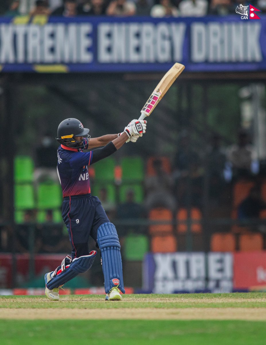 Fifth ODI fifty for Aarif Sheikh… pure class and composure ❤️🇳🇵

Not just consistency. This is a player holding the backbone of Nepal cricket. 🔥
