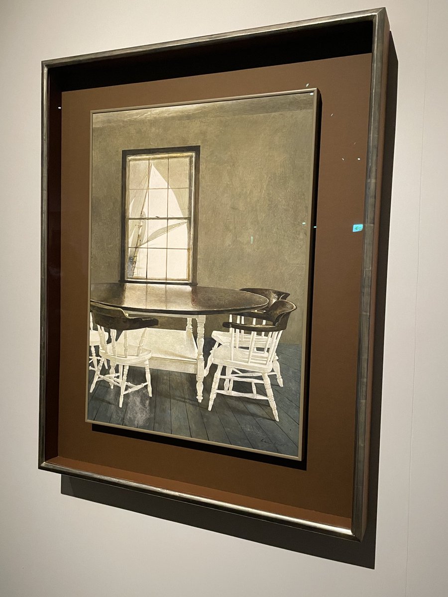Inu_Chewbacca's tweet photo. アンドルュー・ワイエス展
色彩を抑えたテンペラと水彩 https://t.co/1kIDTB10JN