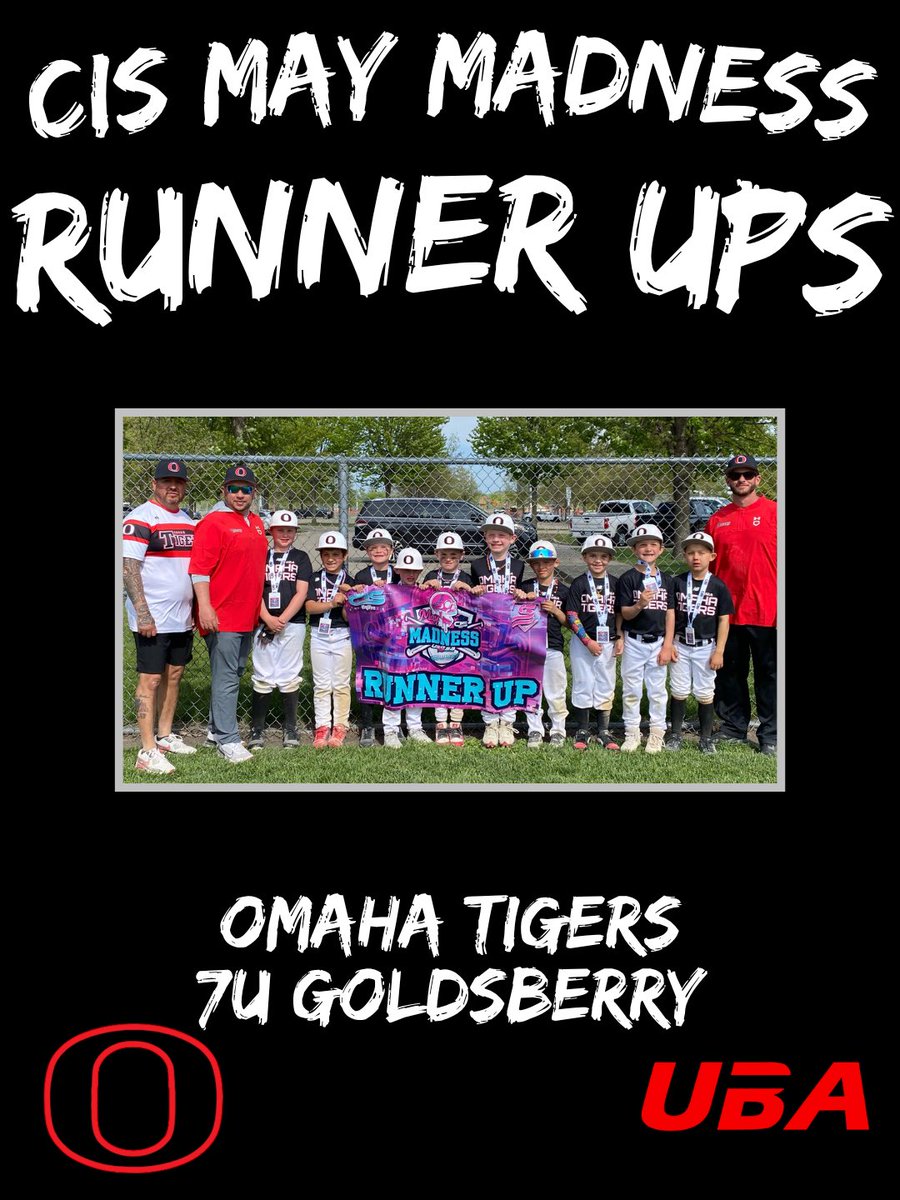 ubanebraska's tweet image. WEEKEND RECAP x10

Omaha Tigers 7U - Goldsberry🥈
Ne Thunder 10U - Chronic🥈
UBA Gladiators 10U - Johnston🥇
Ne Thunder 10U - Setran🥈

#uba #nebraska #baseball #softball