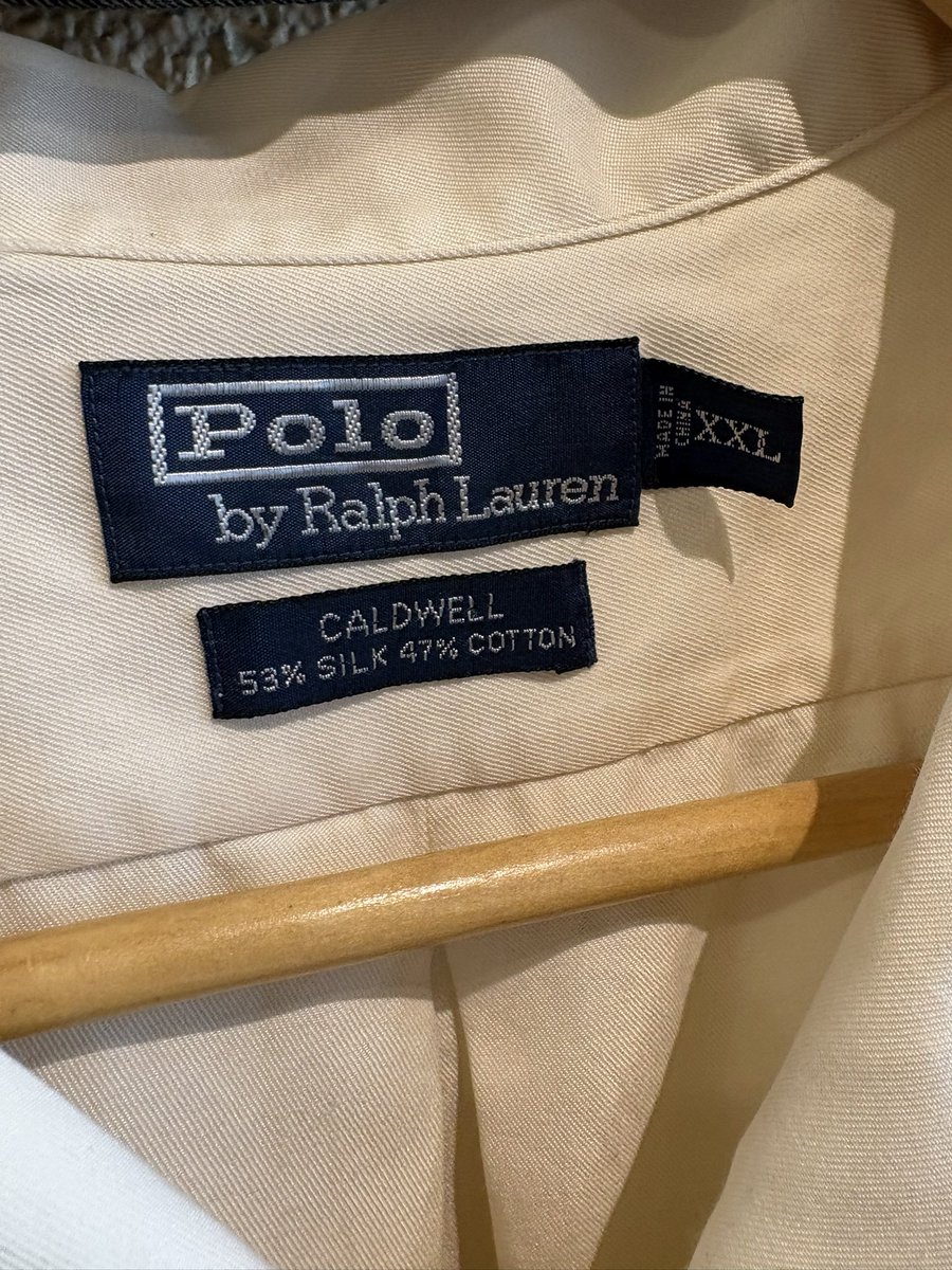 RALPH LAUREN
1990sオールドです♪
CALDWELL
シルク&amp;コットン
BIGサイズ