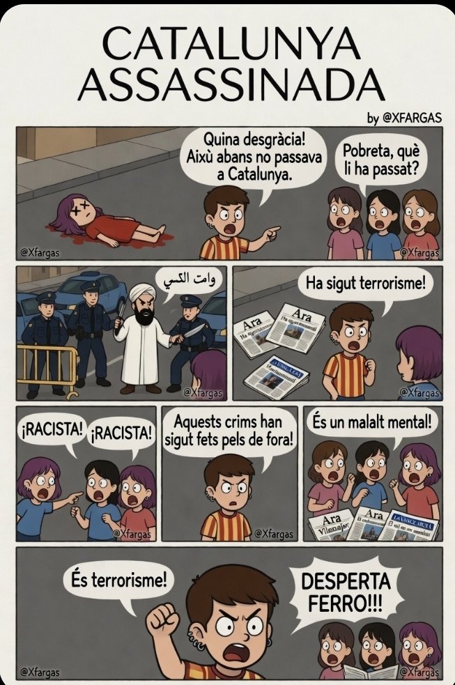 XFargas's tweet photo. La Catalunya Assassinada!
Desperta Ferro!
Dignitat, Terra i Llibertat
#Dimissions
#SalvemCatalunya
@CatalunyaAC https://t.co/HKdzPg32nY