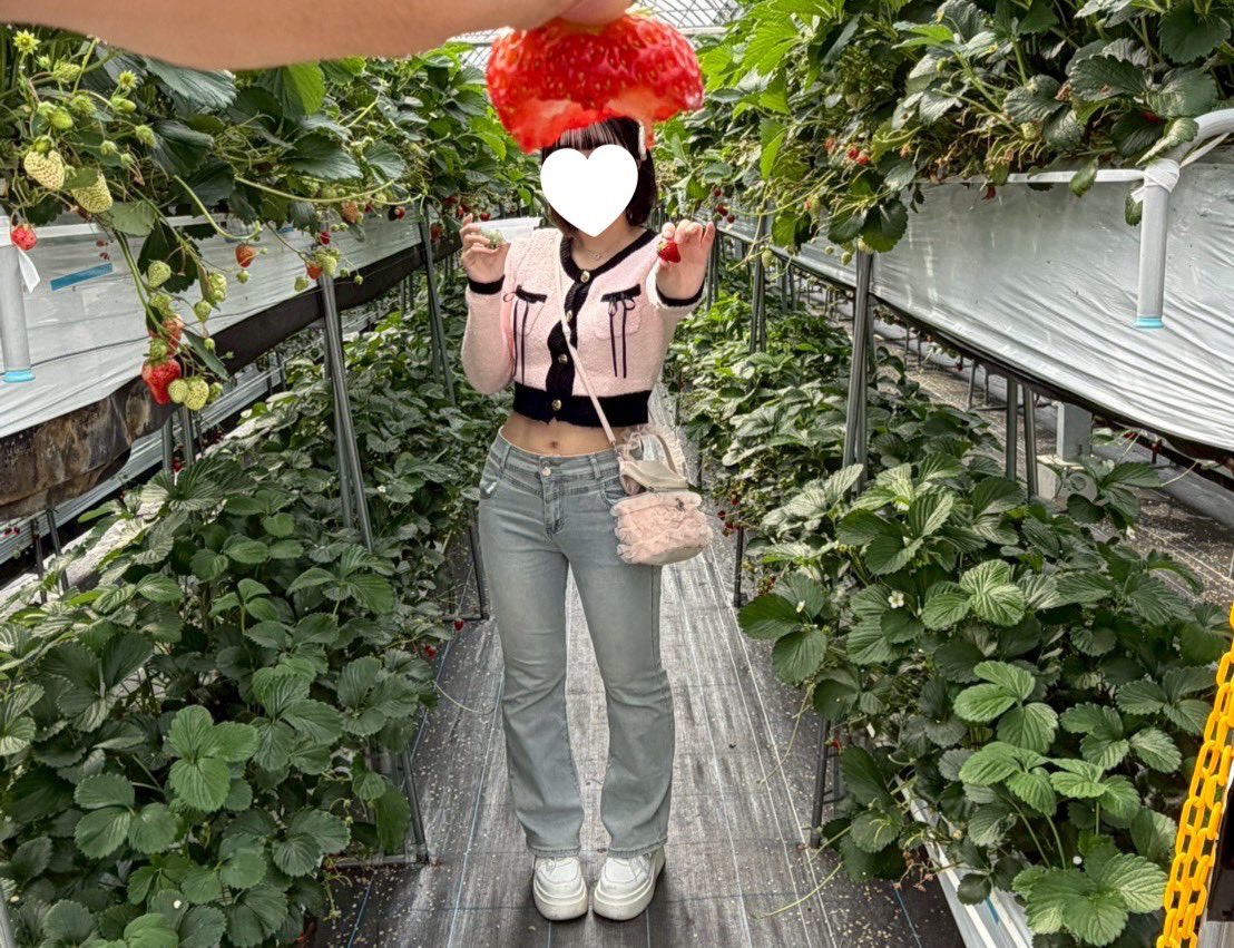いちご狩り行ってきたよ🍓ྀི🐄