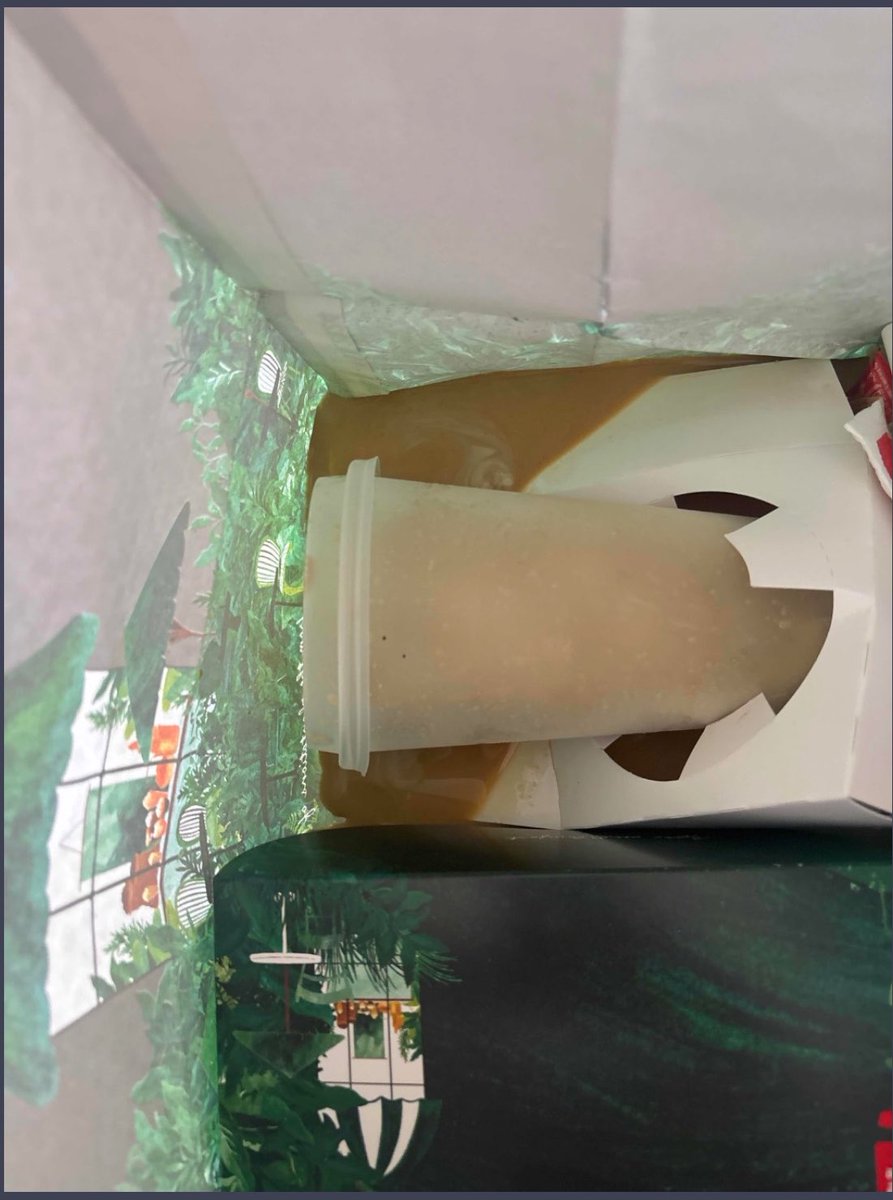 rg26494's tweet photo. @Swiggy @CafeCoffeeDay This is honestly unacceptable. My order (#236924029756201) arrived completely damaged coffee spilled all over the food and packaging (photos attached).I paid ₹454 and you’re offering just ₹110?That’s ridiculous. The entire order was ruined and not usable. https://t.co/D1FF28jnUP