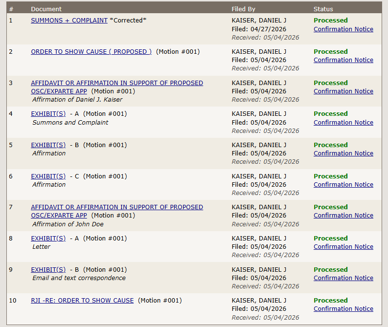 @nypost John Doe v. Jpmorgan Chase & Co., Lorna Hajdini Case #: 155620/ ...