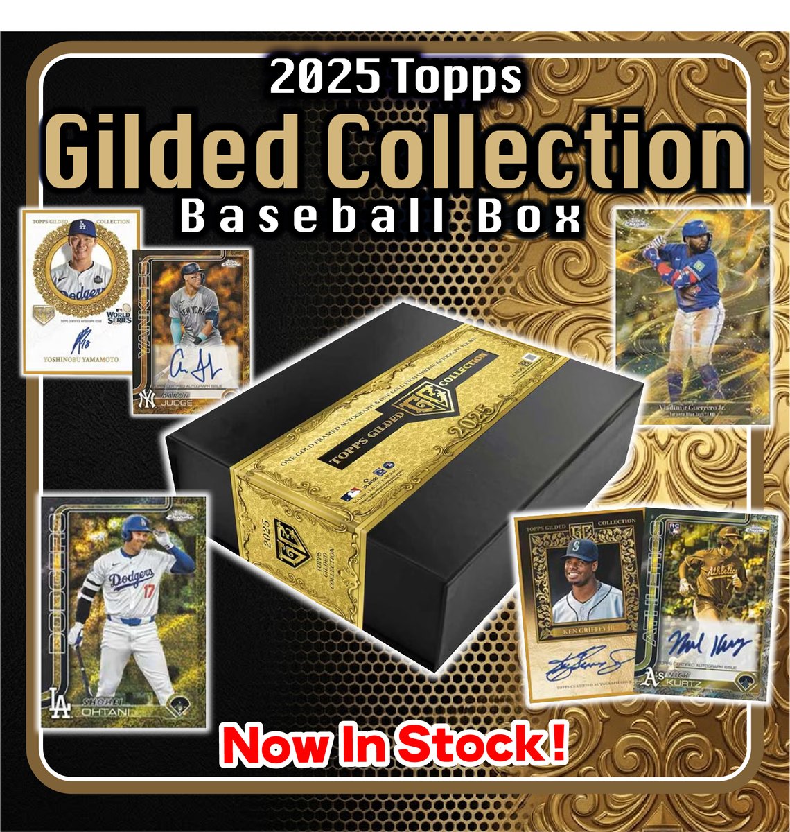 ⚾️2025 Topps Chrome Gilded Collection Baseball Box⚾️ 🔥急遽