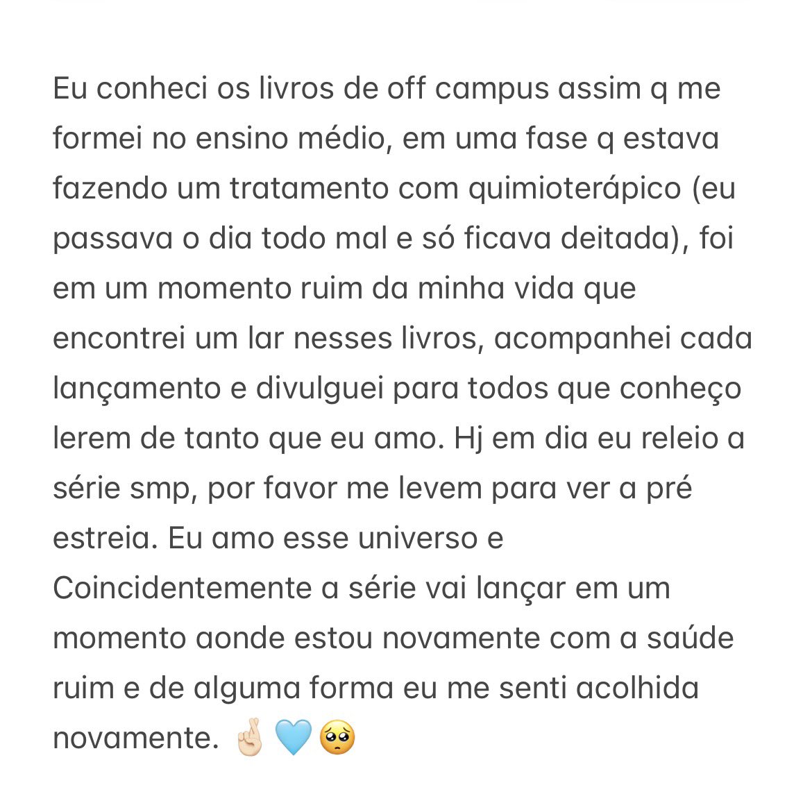 alwaysmoonbooks's tweet image. Como eu não desisto nunca, @PrimeVideoBR realiza o meu sonho por favor 🙏 

#primevideo #offcampusthursday #ellekennedy #offcampus
