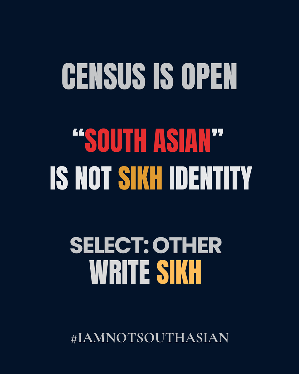 1WANJARANOMAD's tweet photo. #2026Census #StatCan #Census2026 #StatCan_eng #StatCan_fra #CensusEngagement #CdnData #IAMNOTSOUTHASIAN #CountMeSikh #SikhQuam #Ethnoreligious https://t.co/Tq2gvgx4hh