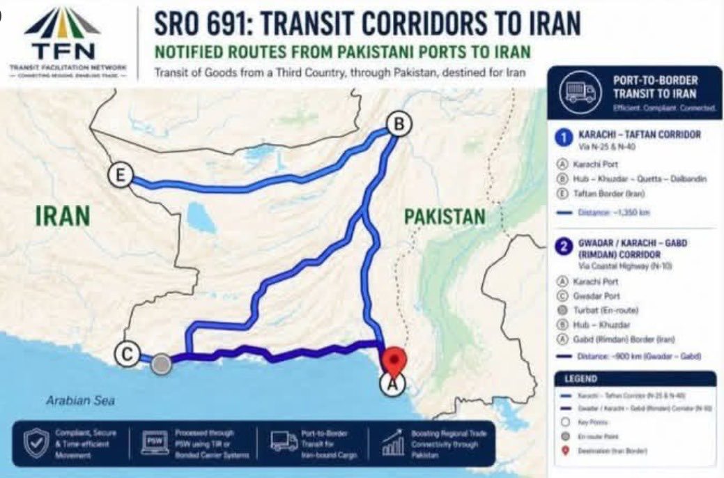 ABhashmi_'s tweet image. پاکستان کے لیے معاشی ترقی کا نیا موقع! بندرگاہوں کے بہتر استعمال سے ٹرانزٹ ٹریڈ اور علاقائی روابط میں اضافہ متوقع۔
#Pakistan #EconomicOpportunity #G