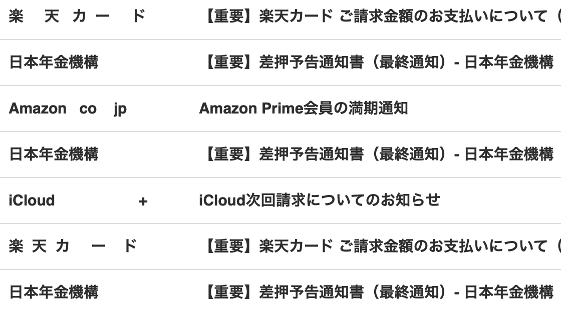 northstar_kit's tweet photo. なんか急にYAHOOの迷惑メール、スパムが増えたみたいな話を見たけどまさにそれ。今日の迷惑メールフィルターをくぐり抜けて来たゴミ箱直行の収穫分、NGワードフィルターが効いてる効いてる。こう言う詐欺メールこそ法改正して送った方を厳罰にして欲しいなー。 https://t.co/qsFqrczS7V
