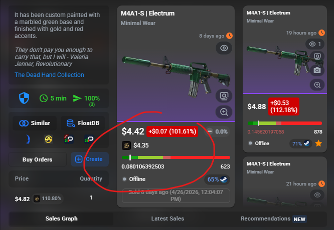 Mare ⇆ CS2 Skins tweet media