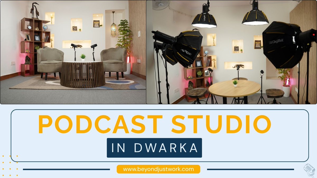 avira23050's tweet image. Find the best podcast space in Dwarka 🎙️
Pro setup, soundproof room &amp;amp; easy booking — just walk in and record.
#PodcastStudioDwarka #PodcastRoom #ContentCreators #YouTubeSetup #PodcastRecording

Blog Link :-beyondjustwork.com/coworking/best…