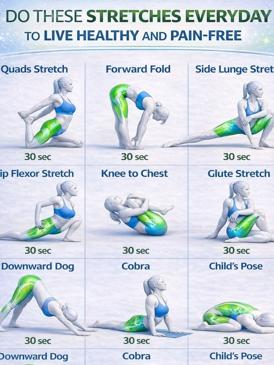 🧘‍♀️💪 Do These Stretches EVERY DAY to Live Healthy &amp; Pain-Free!