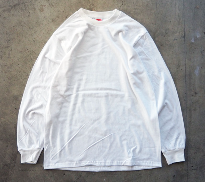 00s supreme ロンT デッドストック シュプリーム リメイク