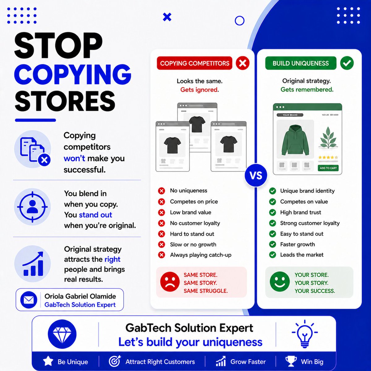 ExpertGabtech's tweet image. NO PATIENCE?

You won’t succeed overnight.
Consistency + strategy = results.
📩 GabTech Solution Expert
Let’s grow your business

#Consistency #EntrepreneurMindset #DropshippingJourney #OnlineBusiness #GabTech #SuccessMindset #EcommerceGrowth #BusinessTips #StayFocused #Digital