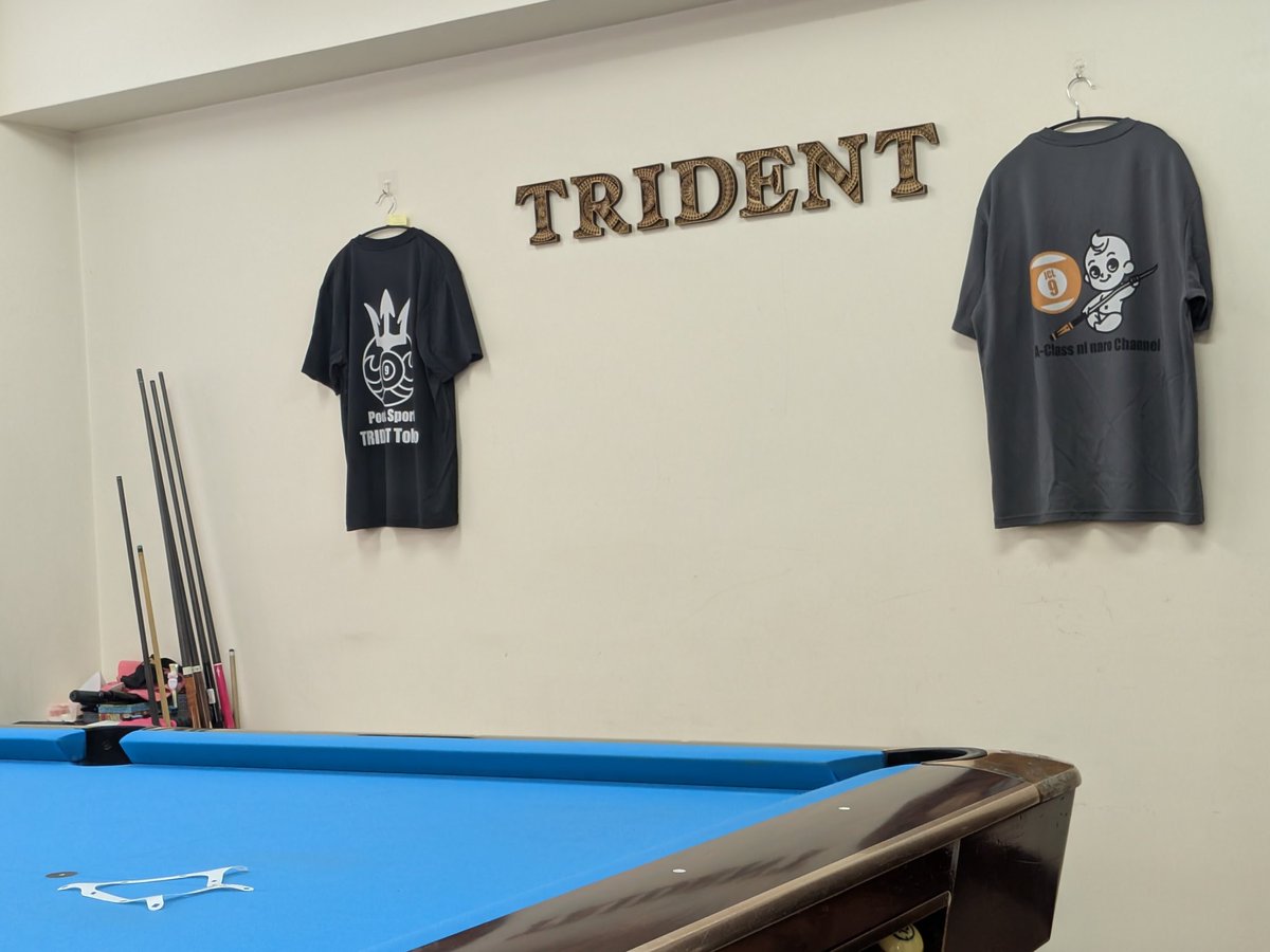 ビリヤードTRIDENT Tokyo tweet media
